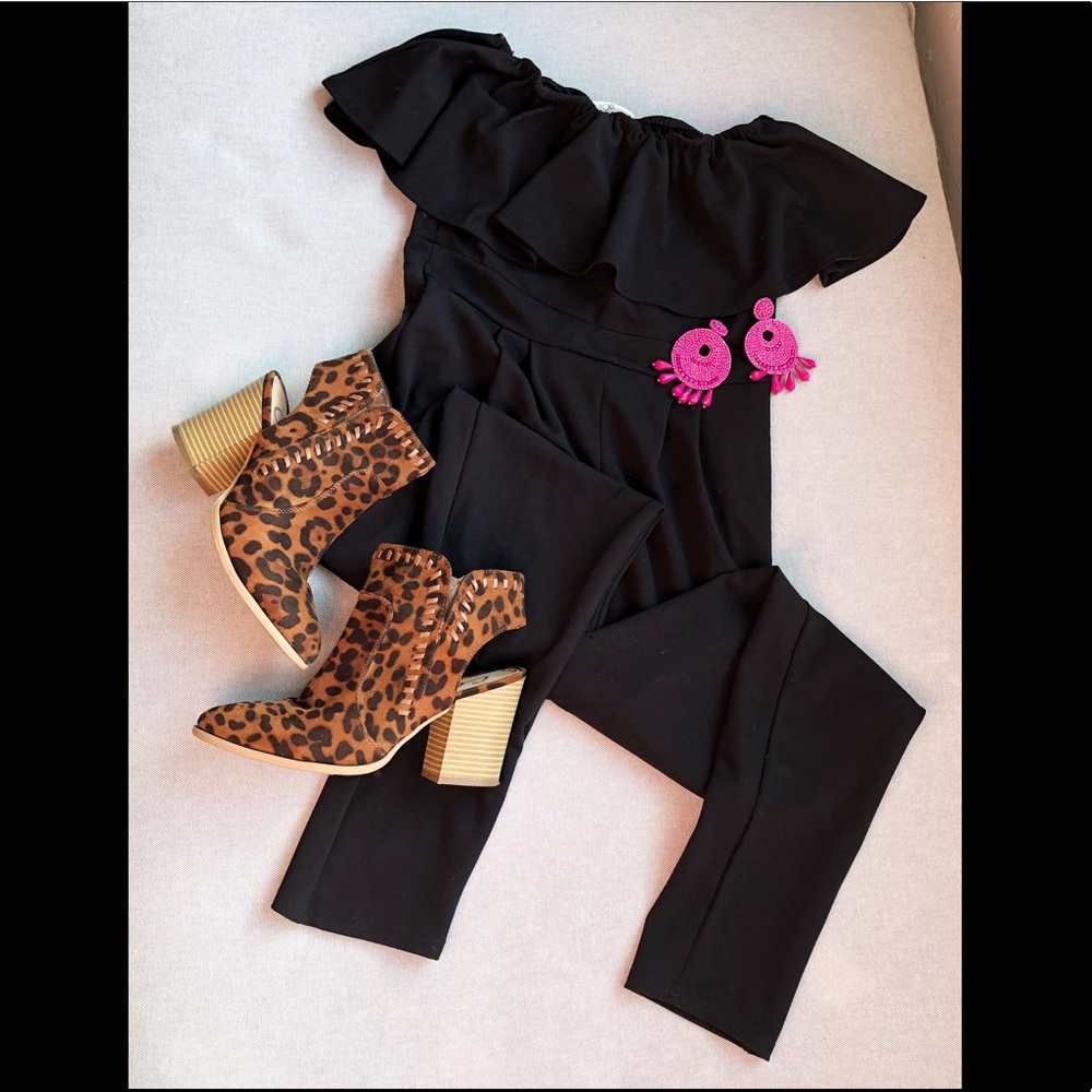 ASOS Outrageous Fortune Bardot Jumpsuit